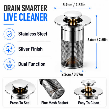 🚰 Lumiazos™ Stainless Steel Floor Drain Filter
