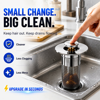 🚰 Lumiazos™ Stainless Steel Floor Drain Filter