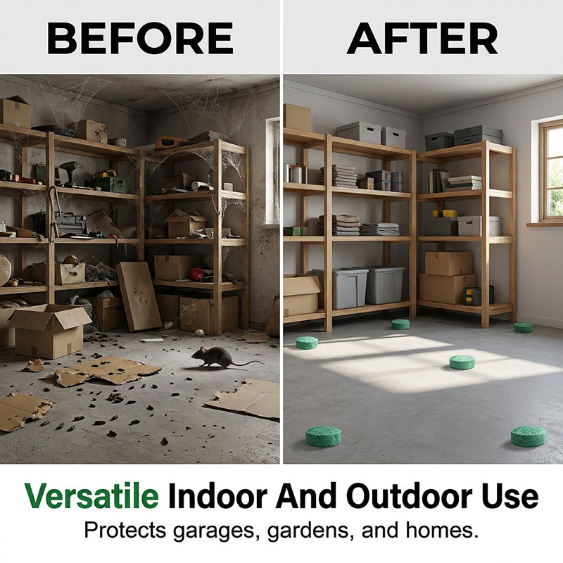 🏠🛡️ Aovego® Natural Peppermint Rodent Repellent Tablets