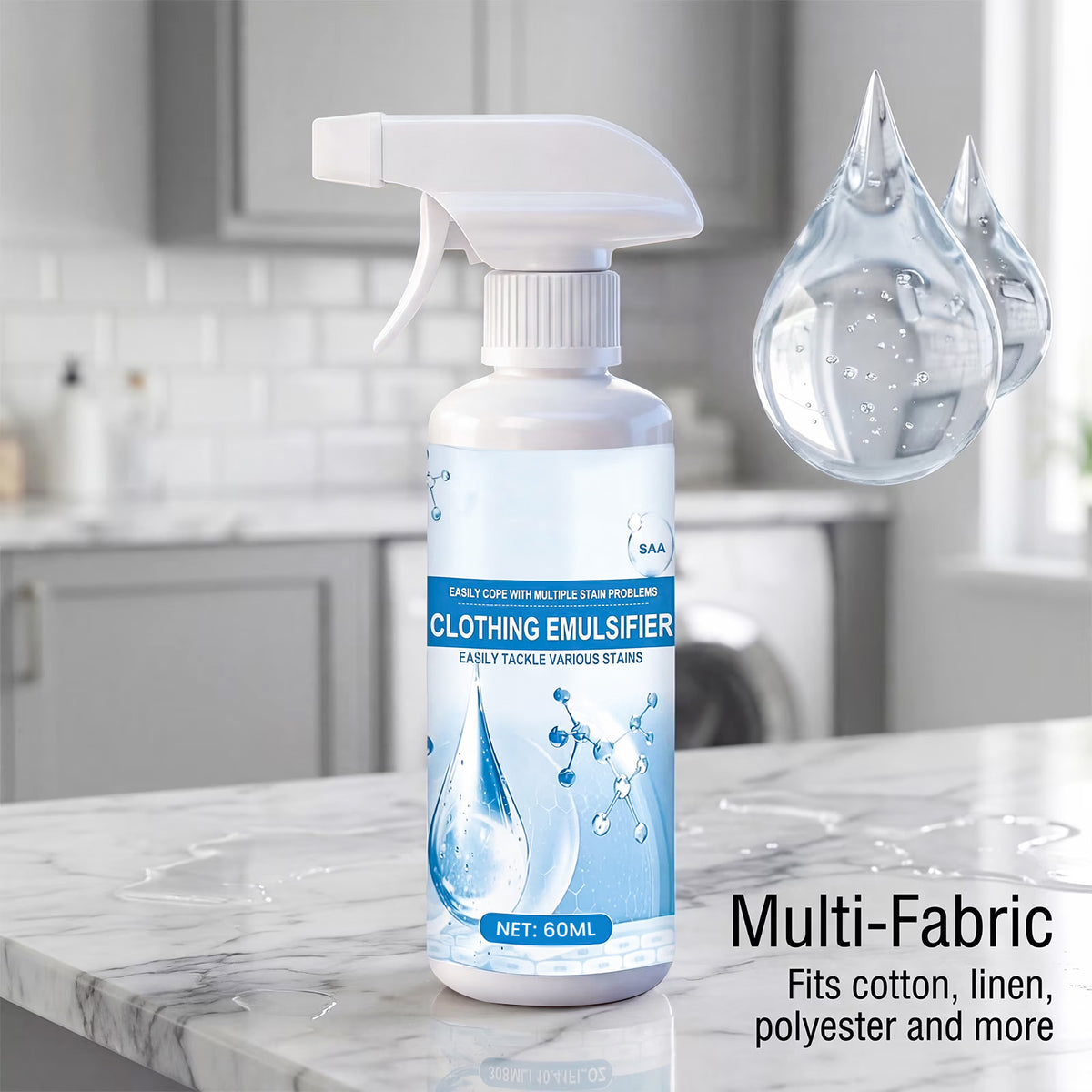 Vodlan™ Stain Remover Spray—Instant Multi-Surface Stain Fix for Clothes, Carpets & Furniture