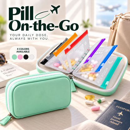 Lumiazos™ Modular Wellness Wallet – 7-Pouch Medicine & Supplement Organiser (Offer)