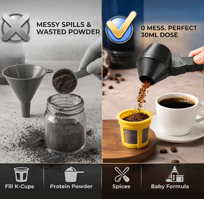 🔥Vodlan™ Multi-Purpose Precision Powder Scoop & Funnel