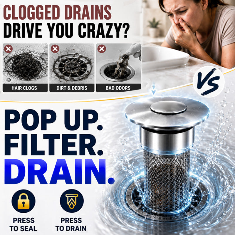 🚰 Lumiazos™ Stainless Steel Floor Drain Filter