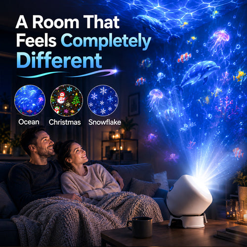 lumiazos™ Dynamic Rotating LED Projector Light (offer)