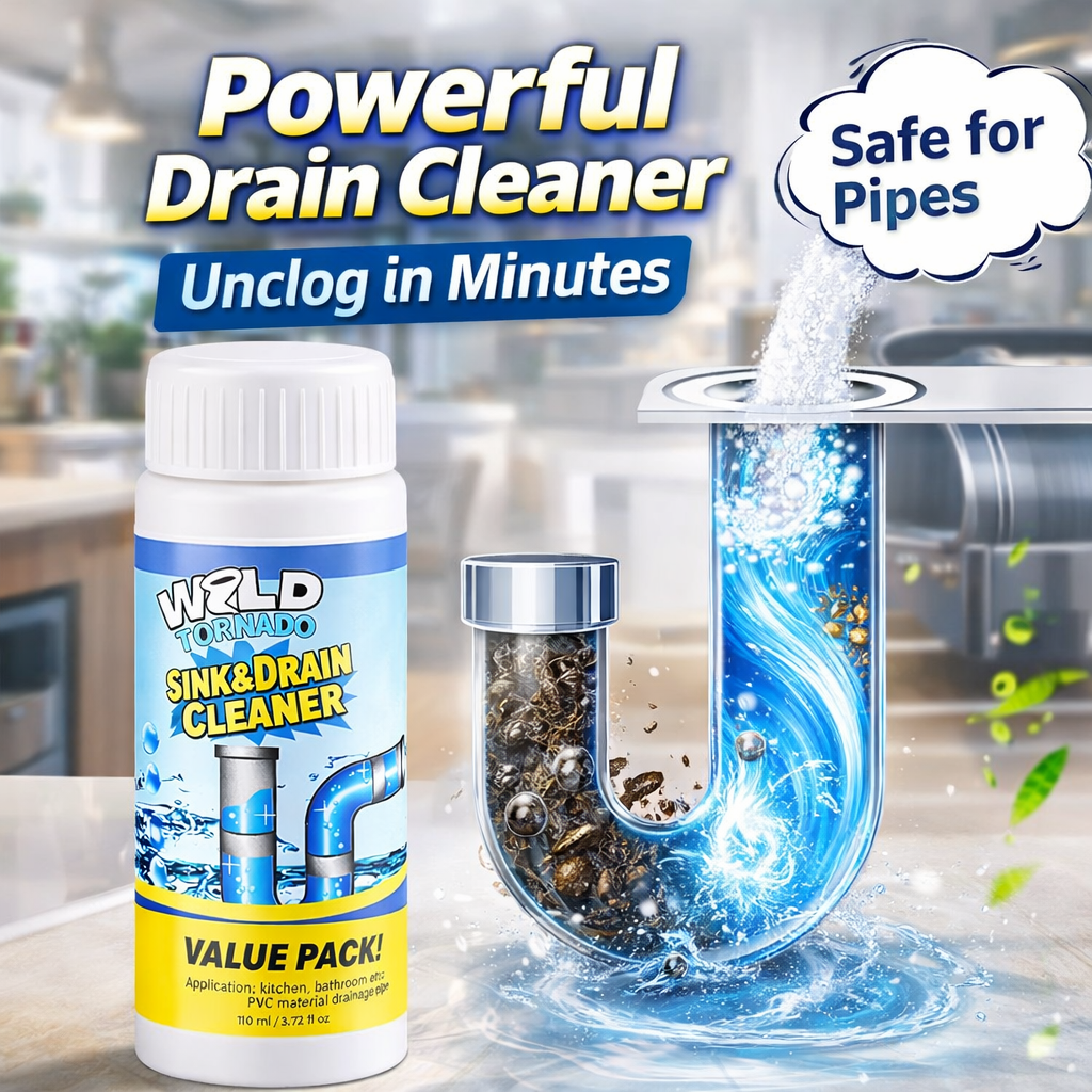 Vodlan™ Powerful Sink Drain Cleaner - All-Purpose Pipe Dredging Powder for Home