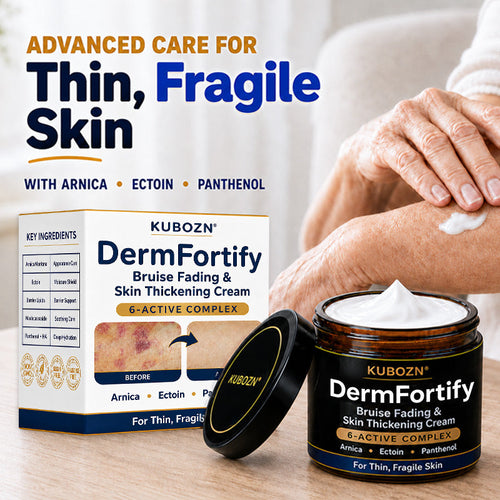 KUBOZN® DermFortify – Advanced Bruise Fading & Skin Thickening Cream for Thin, Fragile Skin