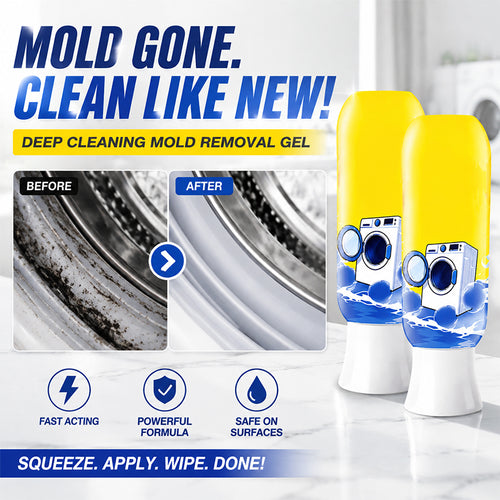 🛡️ Vodlan™ No-Scrub Mold Removal Gel - Clings Better. Cleans Deeper.