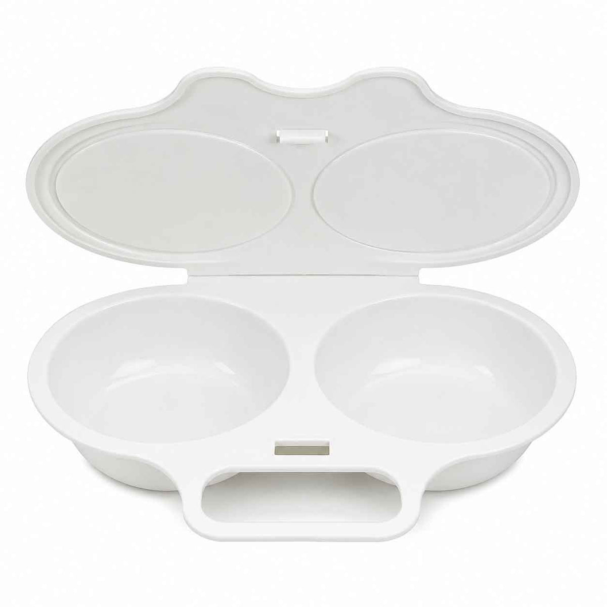 Lumiazos™ Microwave Egg Poacher With Lid & Handle – Perfect Poached Eggs Made Easy