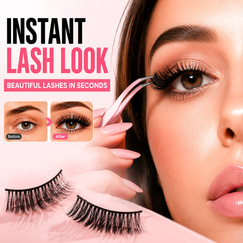 💐 Waterproof & Reusable Self-Adhesive False Eyelashes (Offer)
