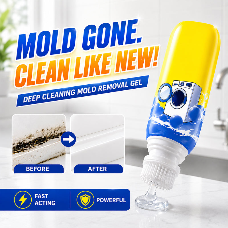 🛡️ Vodlan™ No-Scrub Mold Removal Gel - Clings Better. Cleans Deeper.