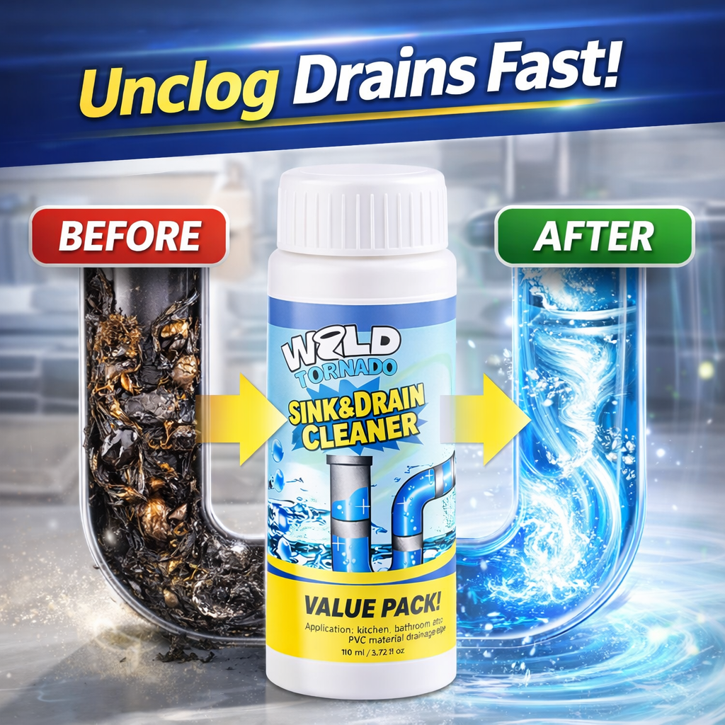 Vodlan™ Powerful Sink Drain Cleaner - All-Purpose Pipe Dredging Powder for Home