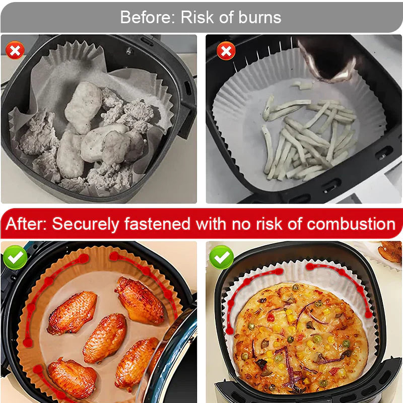 Vodlan™ LinerLock™ | Magnetic Air Fryer Safety Clips