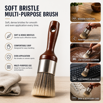 Vodlan™ Applicator Brush – Soft Bristle for Even, Smooth Finish
