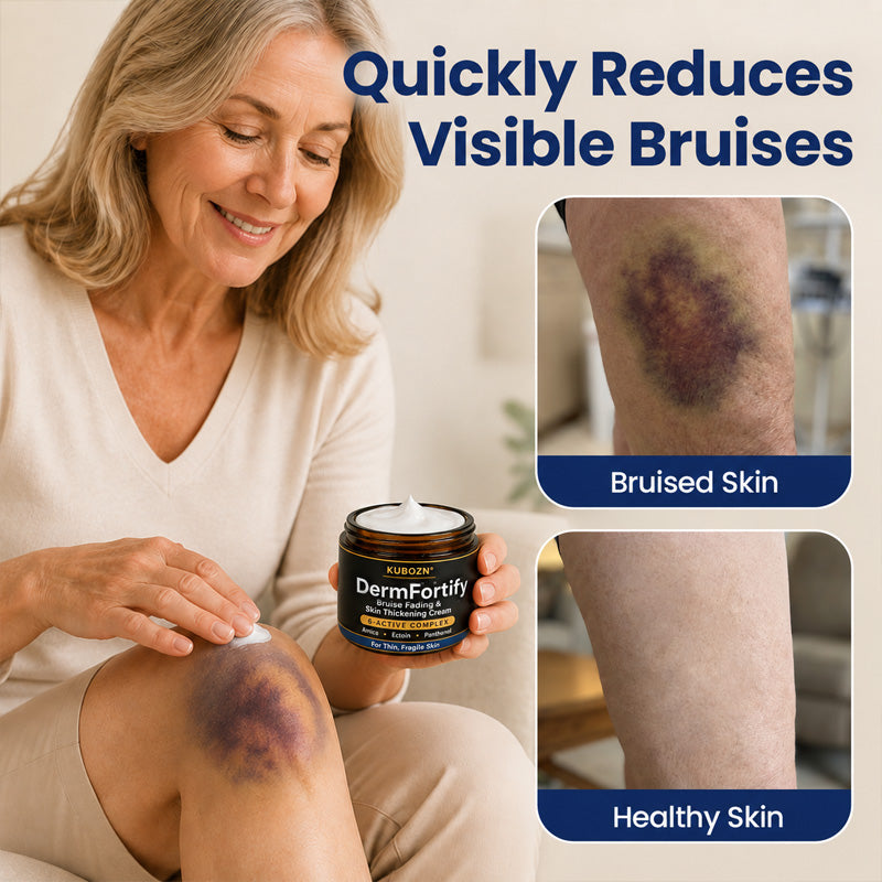 KUBOZN® DermFortify – Advanced Bruise Fading & Skin Thickening Cream for Thin, Fragile Skin