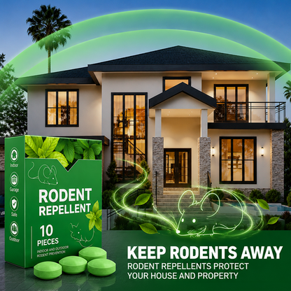 🏠🛡️ Aovego® Natural Peppermint Rodent Repellent Tablets