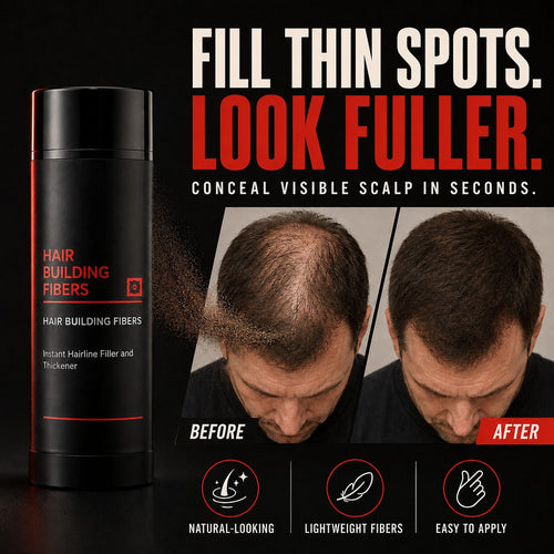 Lumiazos™ Instant Hair Building Fibres – Hairline Filler & Fuller-Looking Hair