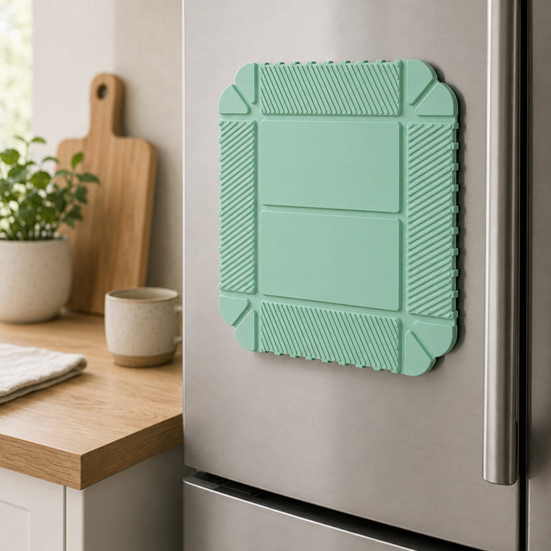 Vodlan™ Foldable Silicone Kitchen Mat – Trivet, Spoon Rest & Snack Tray in One