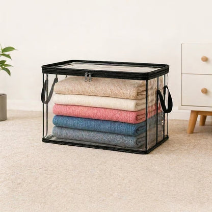 ⏰🔥LIMITED TIME 50% OFF! 🏠 Transparent Large-Capacity Dustproof & Moisture-Proof Storage Bag – Perfect for Clothes, Toys, Books & More ✨