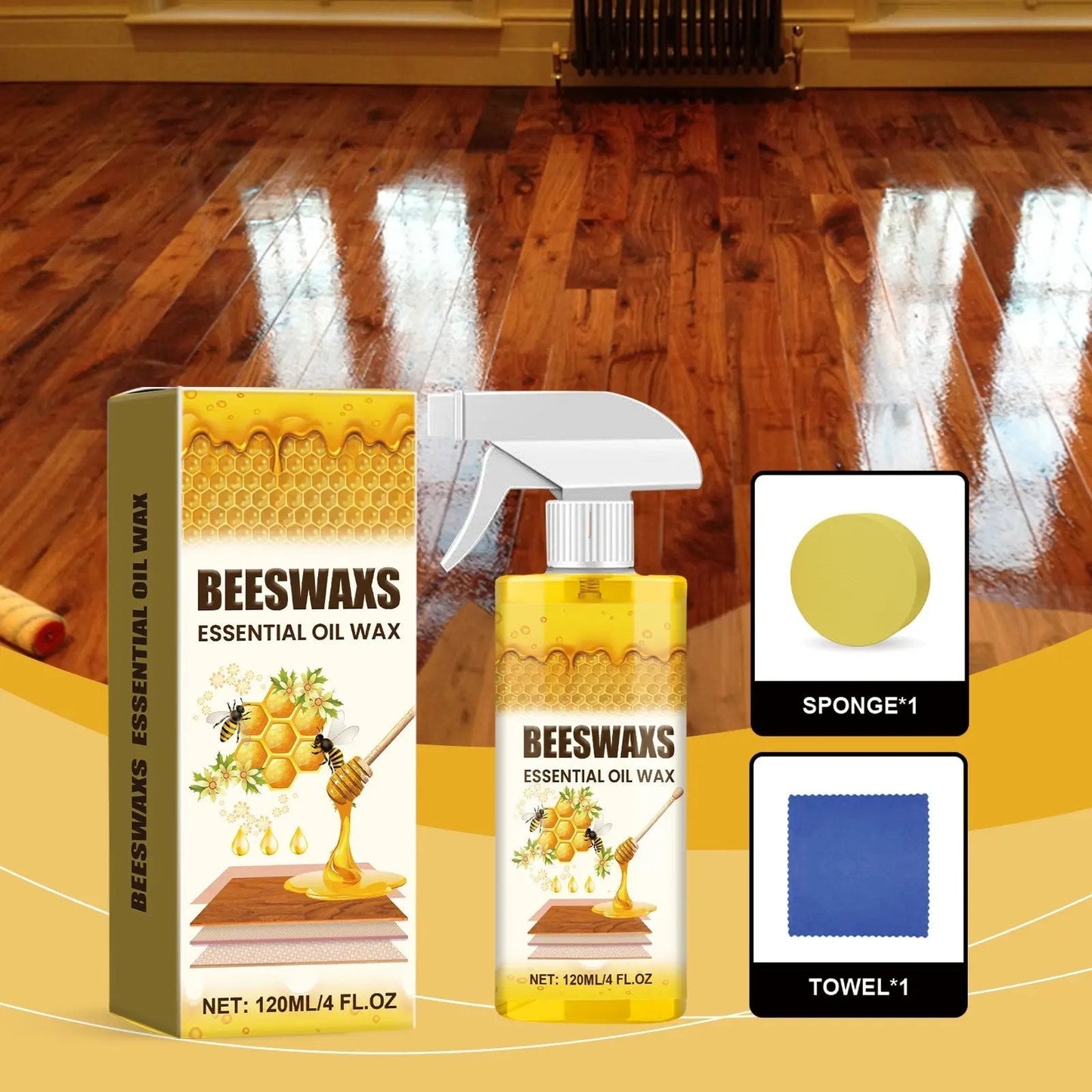 Vodlan™ Wood Polish Spray – Restore Shine & Fix Scratches Instantly