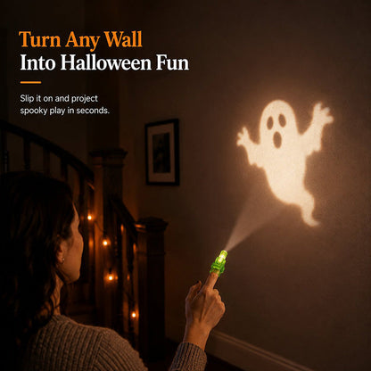 🎃 Lumiazos™ Halloween Finger Projector Lights – Mini Pattern Projectors
