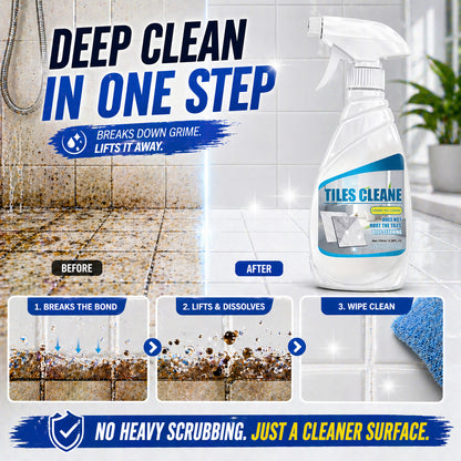 💦Vodlan™ Tile & Grout Cleaner Spray – Remove Deep Stains & Restore Clean Surfaces