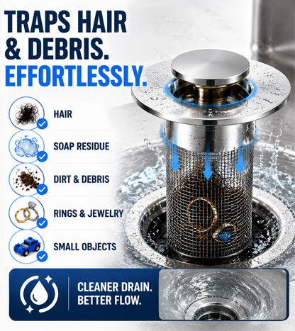 🚰 Lumiazos™ Stainless Steel Floor Drain Filter