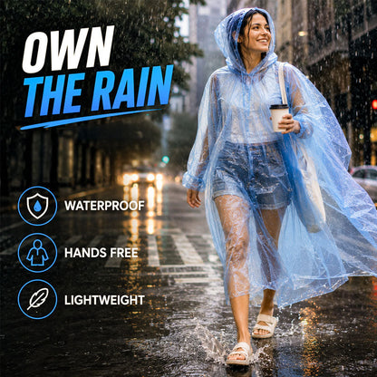 Lumiazos™ Pocket Raincoat Keyring – Lightweight Emergency Rain Protection