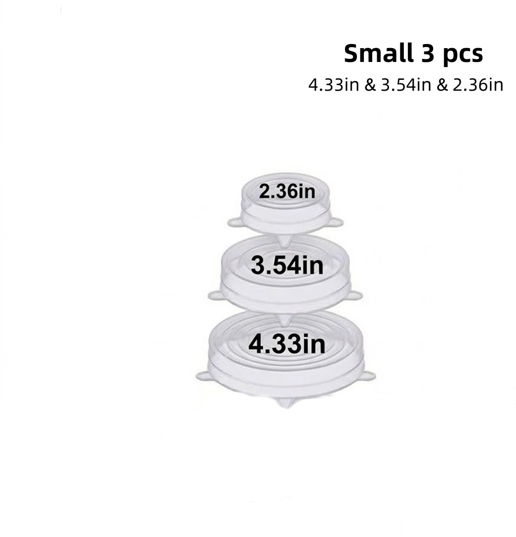 Vodlan™ Reusable Silicone Lids — 6 PCS Stretch Bowl & Pot Covers