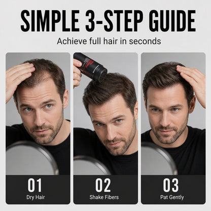 Lumiazos™ Instant Hair Building Fibres – Hairline Filler & Fuller-Looking Hair