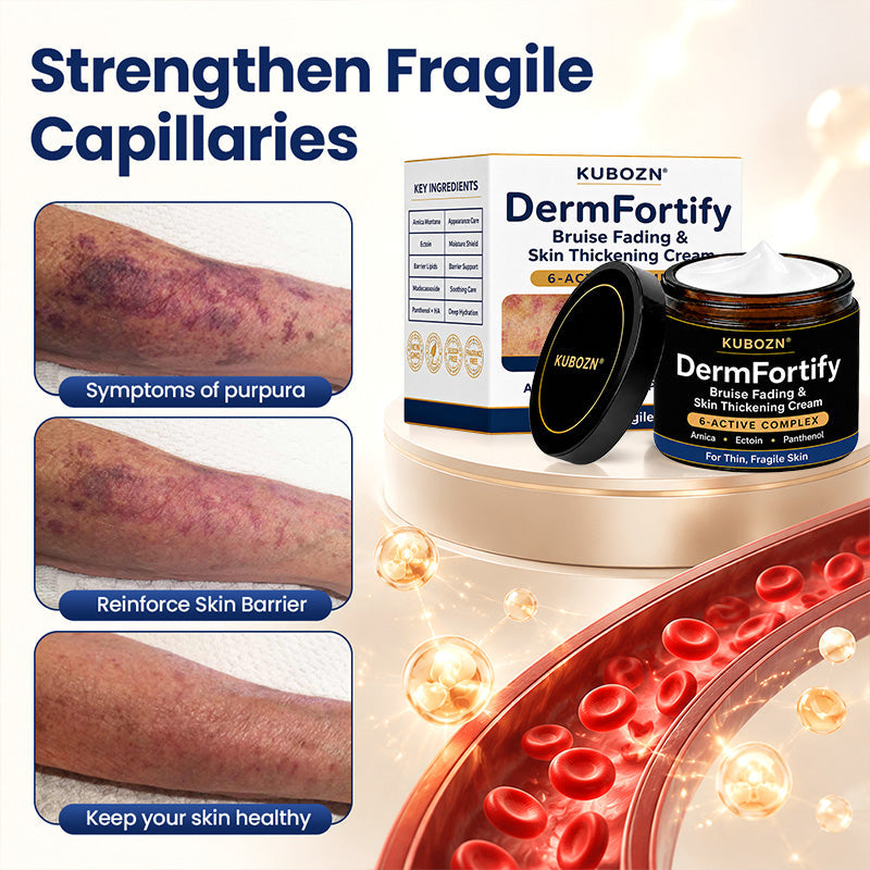 KUBOZN® DermFortify – Advanced Bruise Fading & Skin Thickening Cream for Thin, Fragile Skin