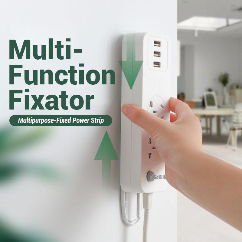 🏠 Lumiazos™ No-Drill Wall Mount Holder — Organise Power Strips, Routers & Everyday Essentials Without Drilling (OFFER)