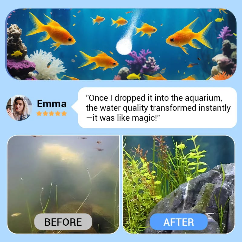 🔥Hot Sale🔥Aovego® Powerful Aquarium Water Purification Tablet