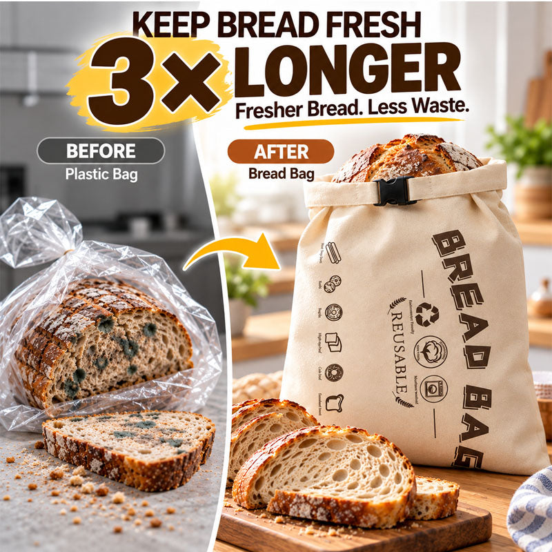 Lumiazos™ Beeswax Bread Bag – Keeps Bread Fresh Up to 3× Longer