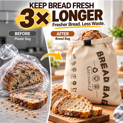 Lumiazos™ Beeswax Bread Bag – Keeps Bread Fresh Up to 3× Longer