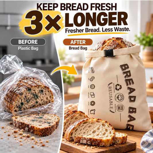 Lumiazos™ Beeswax Bread Bag – Keeps Bread Fresh Up to 3× Longer