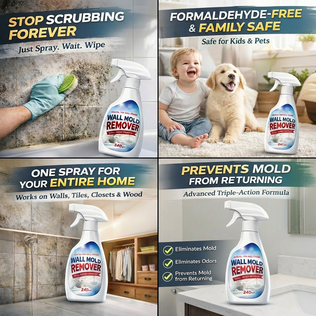 Vodlan™ Fast Acting Anti-Mold Wall Cleaner Spray🔥