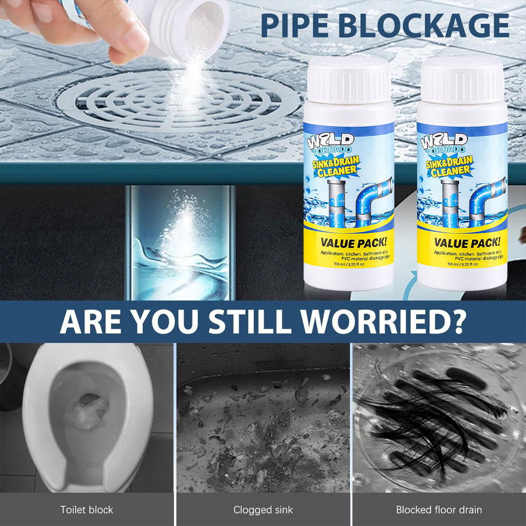 Vodlan™ Powerful Sink Drain Cleaner - All-Purpose Pipe Dredging Powder for Home
