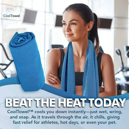 🔥Cooling Towel for Sports, Gym & Fitness – Quick-Dry Microfiber Sweat Towel (OFFER2)
