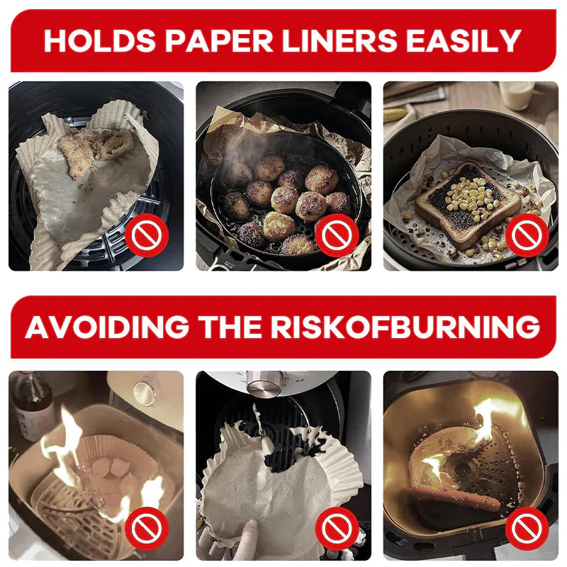 Vodlan™ LinerLock™ | Magnetic Air Fryer Safety Clips