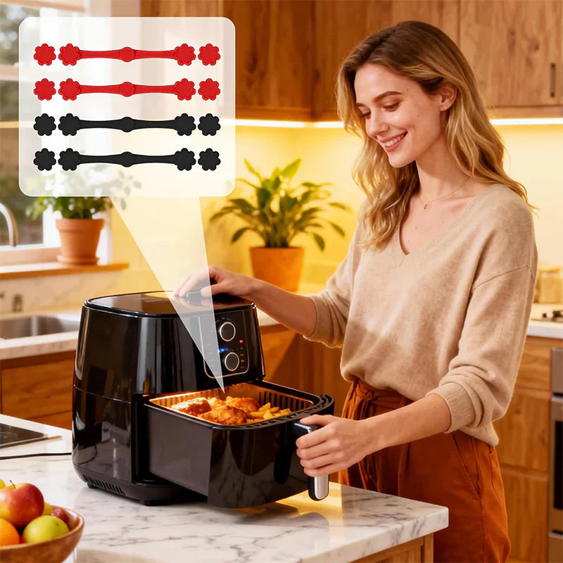 Vodlan™ LinerLock™ | Magnetic Air Fryer Safety Clips