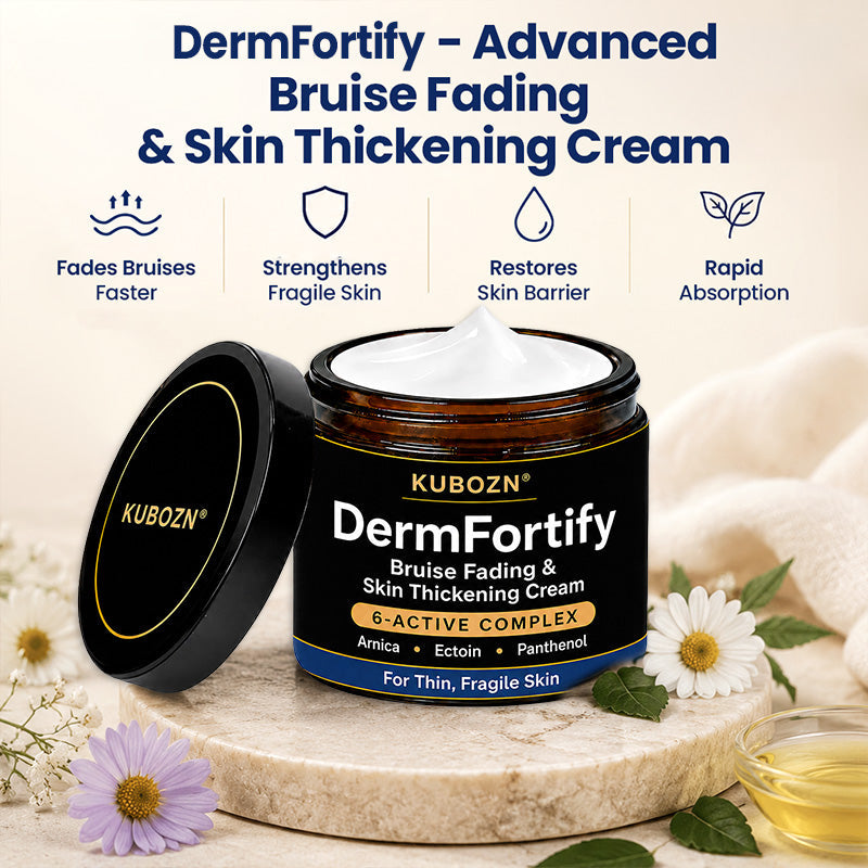 KUBOZN® DermFortify – Advanced Bruise Fading & Skin Thickening Cream for Thin, Fragile Skin
