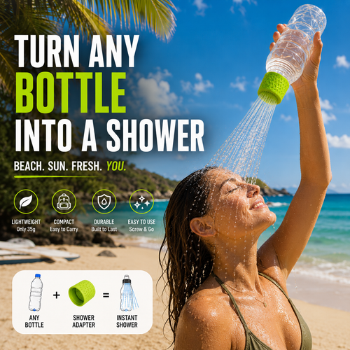 🚿 Vodlan™ Spray Cap - Turn Any Bottle Into a Portable Shower