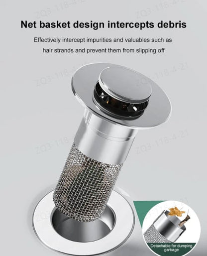 🚰 Lumiazos™ Stainless Steel Floor Drain Filter