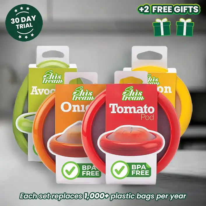 Silicone stretch pods🍅🥑 Keep Your Fruits & Veggies Fresh with These Stretch Pods!
