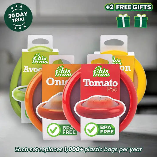 Silicone stretch pods🍅🥑 Keep Your Fruits & Veggies Fresh with These Stretch Pods!