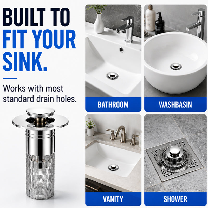 🚰 Lumiazos™ Stainless Steel Floor Drain Filter