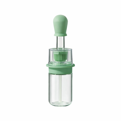 Vodlan™ 2-in-1 Glass Oil Bottle with Integrated Brush