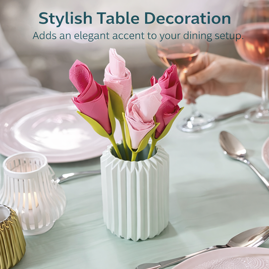 Vodlan™ BloomTwist™ 3-Second Rose Maker — Turn Ordinary Napkins into Table Art (Offer)