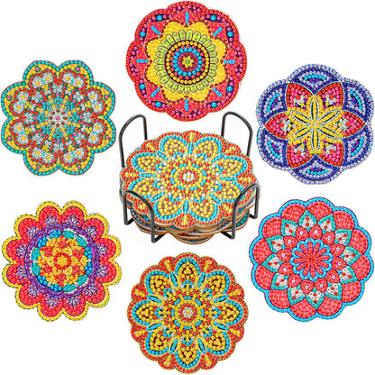 Vodlan™ DIY Diamond Painting Coaster Kits (Set of 6) (Offer)