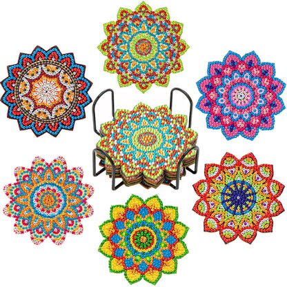 Vodlan™ DIY Diamond Painting Coaster Kits (Set of 6) (Offer)